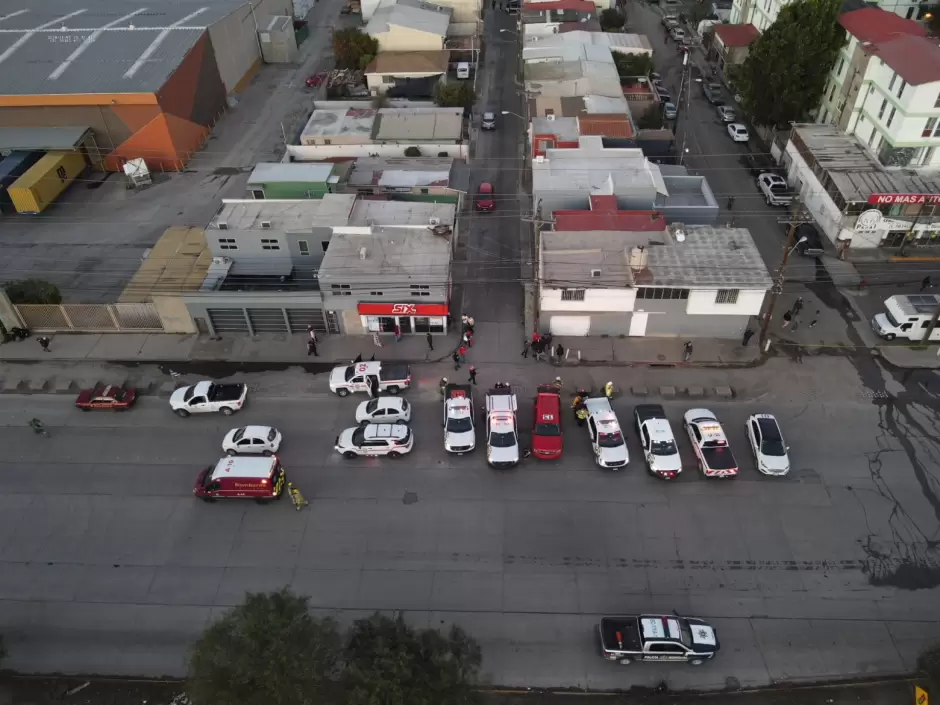 Atienden fuga de gas en bulevar Ben�tez