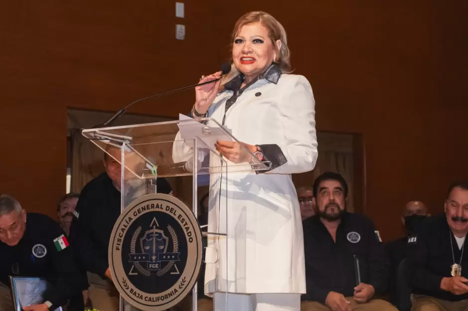 Ceremonia de jubilaci�n de 23 agentes investigadores y un agente del ministerio p�blico