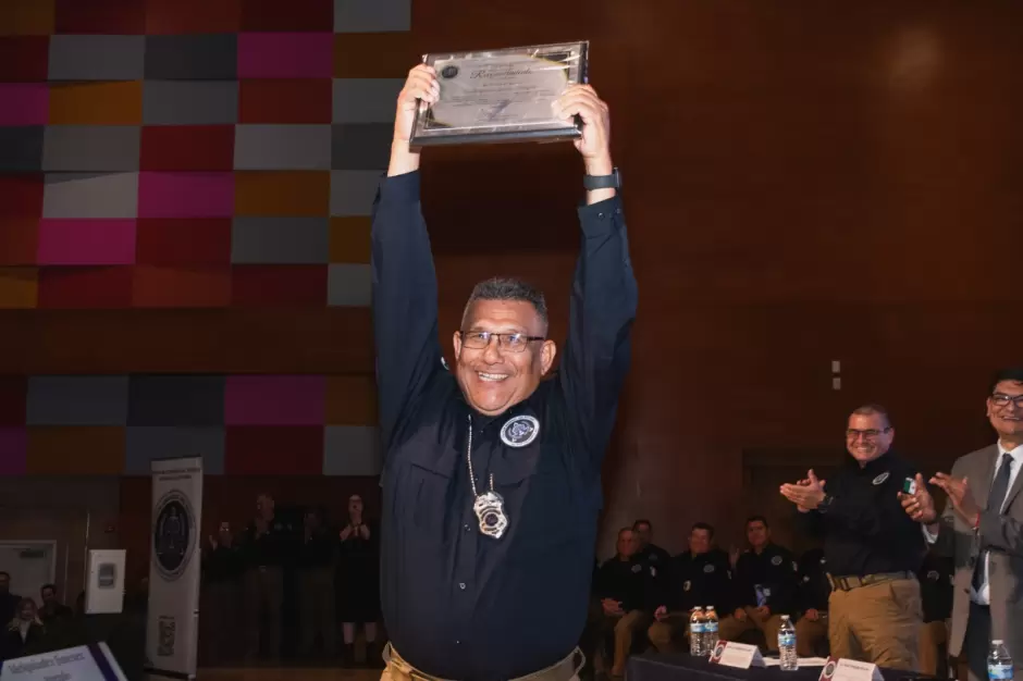 Ceremonia de jubilaci�n de 23 agentes investigadores y un agente del ministerio p�blico