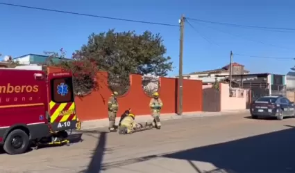 Persona rescatada de incendio