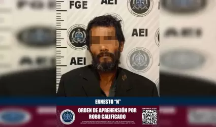 Presunto asaltante: Fiscal�a