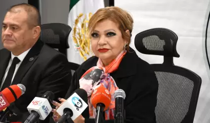La Fiscal General del Estado, Ma. Elena Andrade Ramrez