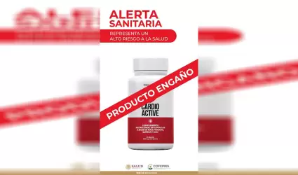 Cardio Active es un producto enga�o y riesgoso para la salud