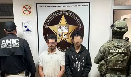 Capturan a tres criminales en Ciudad Obregn, entre ellos una menor de edad