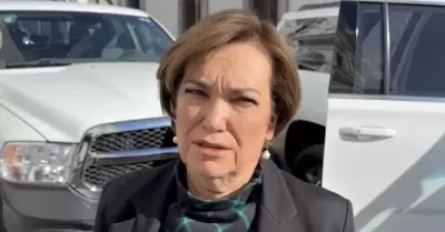 Mar�a Dolores del R�o S�nchez, titular de la Secretar�a de Seguridad P�blica de 