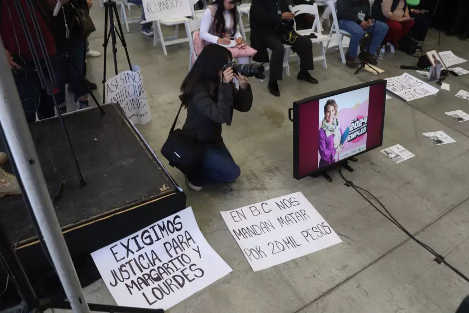 Exigen justicia para Margarito Mart�nez y Lourdes Maldonado