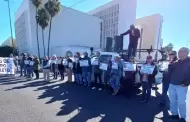 Miembros del Staus bloquean la Rosales; exigen respetar acuerdo para asignacin de plazas