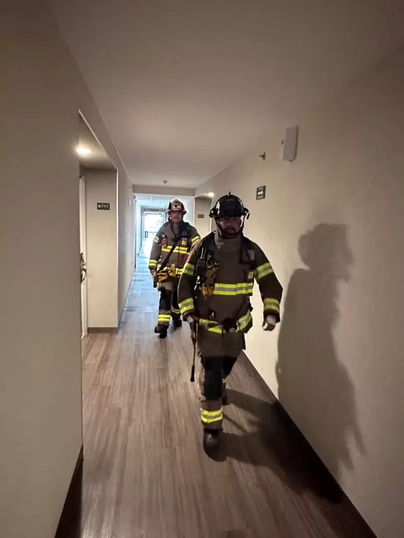 Pr�cticas para control de incendios en edificios altos
