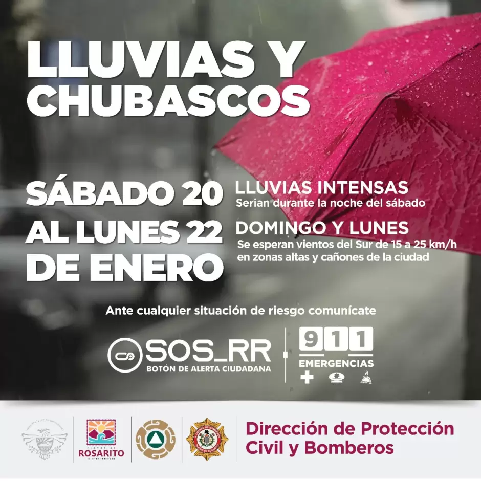 Pron�stico de lluvias