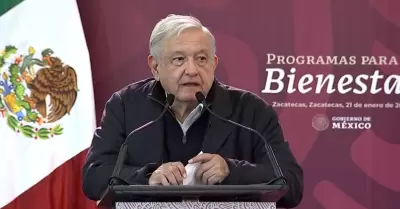 Andrs Manuel Lpz Obrador adelant que en la primera quincena de febrero saldr