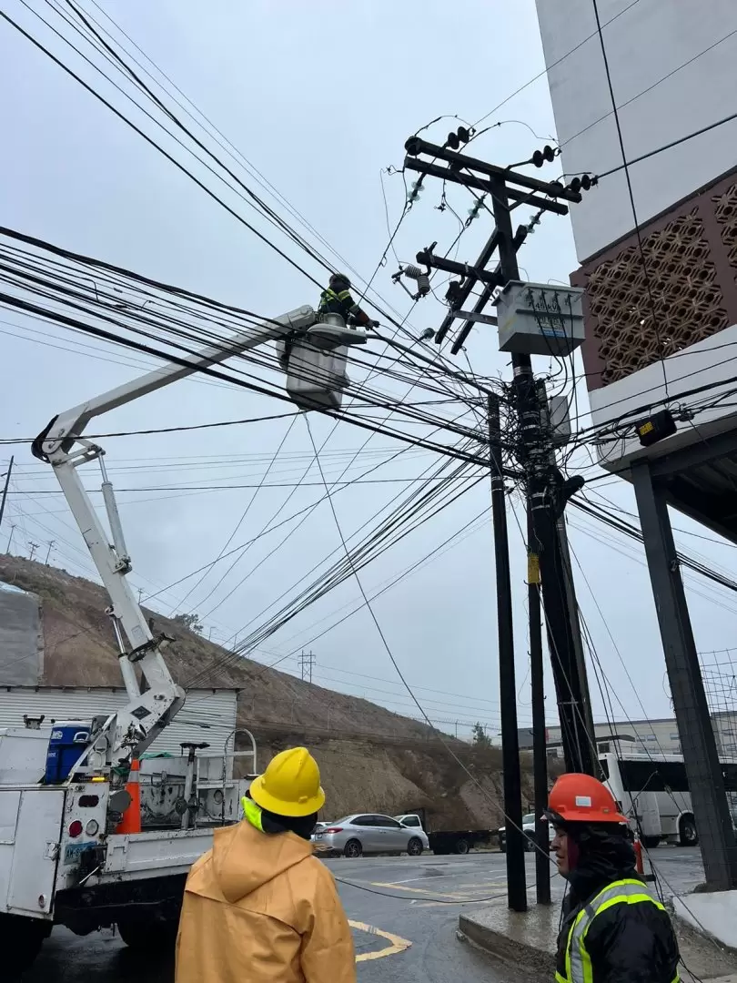 Afectaciones de energa elctrica en Tijuana