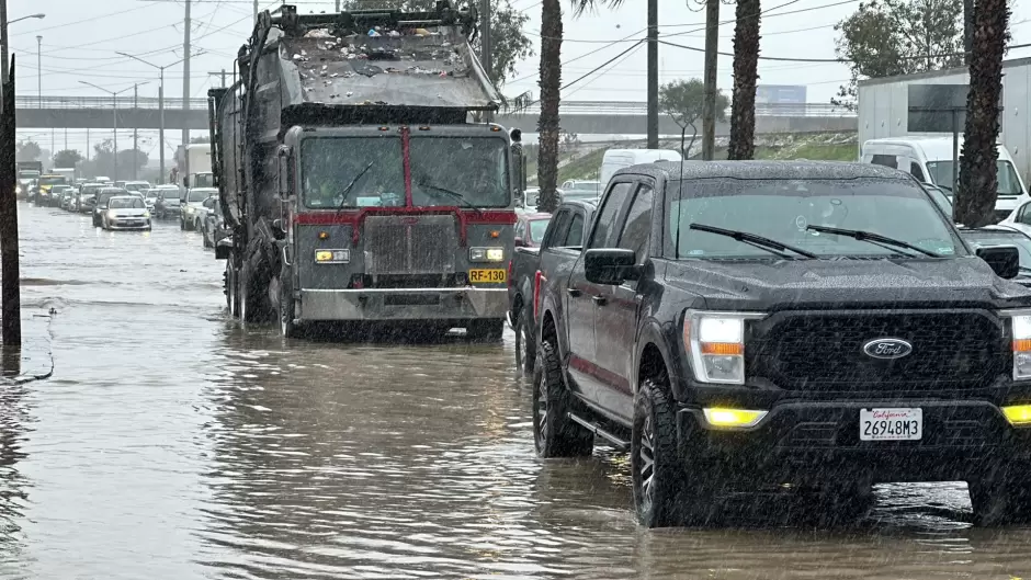 Tijuana en caos por tormenta