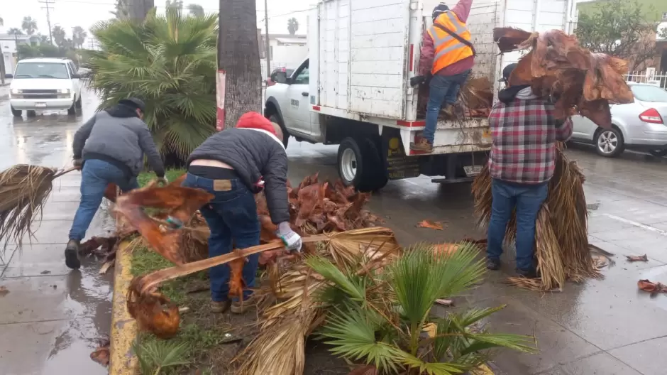 Incidentes por lluvia Ensenada