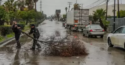 Resalta secretario de seguridad labor de polic�as tras lluvias