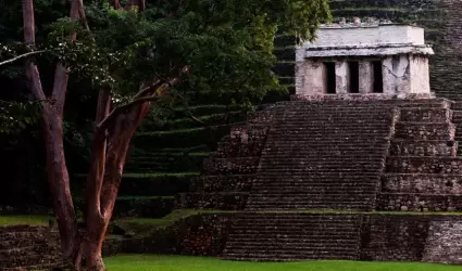 La zona arqueolgica de Bonampak, en Chiapas, se encuentra en medio de la Selva 
