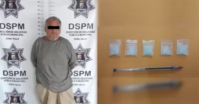 Detenido con metanfetamina