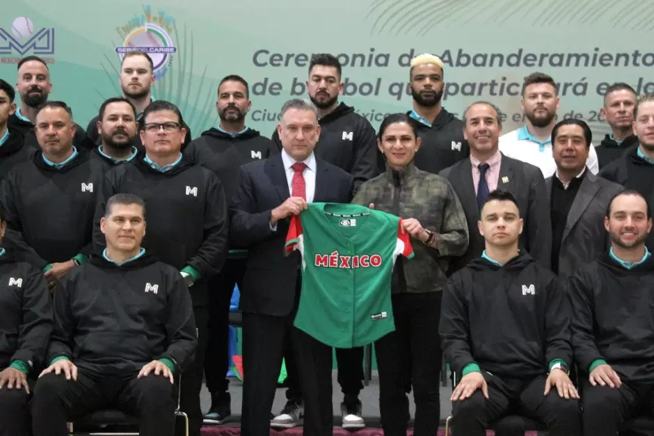 Fotos abanderamiento Naranjeros Serie del Caribe 2024