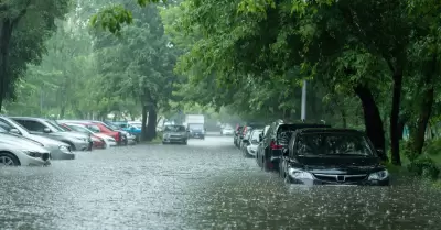Calle inundada