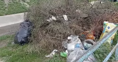 Pluviales con basura