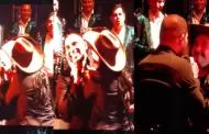 VIDEO Con ingenio, Espinoza Paz "escapa" de fan que intent� besarlo en pleno concierto