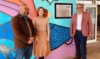 Inauguró gobernadora mural en Bit Center titulado "Baja California"
