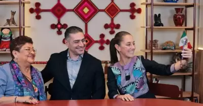 Claudia Sheinbaum, Ernestina Godoy y Omar Garc�a Harfuch