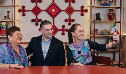 Claudia Sheinbaum, Ernestina Godoy y Omar Garc�a Harfuch