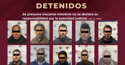 Capturan a diez personas y decomisa 9 armas en un fin de semana