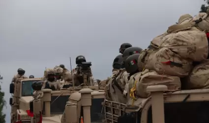 Nueva llegada de fuerzas armadas a Tijuana para contenci�n de homicidios
