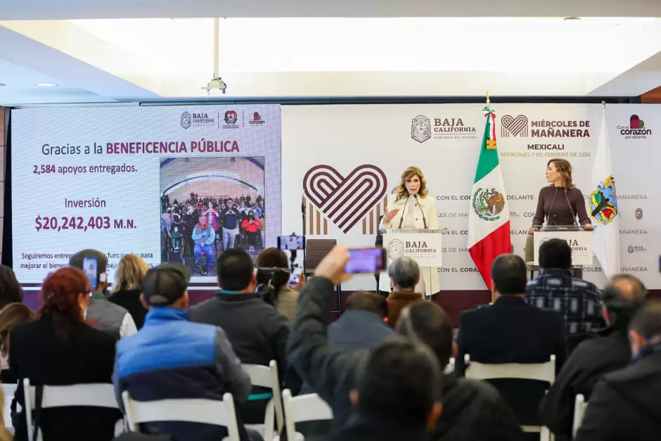 Lanza gobierno de Marina del Pilar inversi�n seis veces mayor de beneficencia p�blica