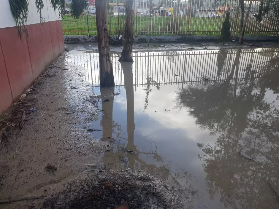 Escuelas de Ojo de Agua afectadas tras lluvias