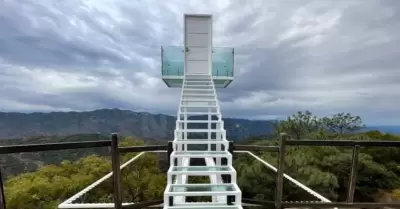 Mirador "La Puerta del Cielo", en la sierra de Badiraguato