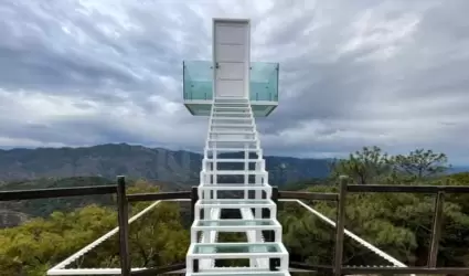 Mirador "La Puerta del Cielo", en la sierra de Badiraguato