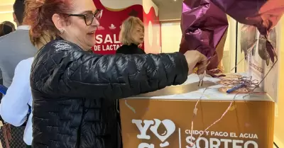Contin�an con incentivos para las y los usuarios del servicio del agua