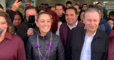 Claudia Sheinbaum llega a Hermosillo