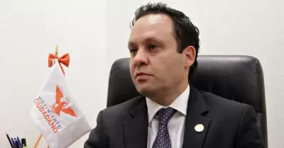 Clemente Casta�eda, coordinador de la bancada de MC en el Senado