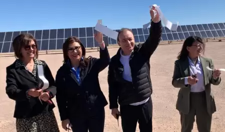 Inauguran planta solar Akin, de la empresa Engie México, en Puerto Libertad