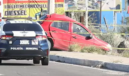 Una mujer falleci tras chocar el auto que conduca contra un poste de concreto.