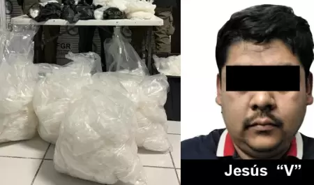 Jesús "V", transportaba metanfetamina en un vehículo procedente de Ciudad Obregó