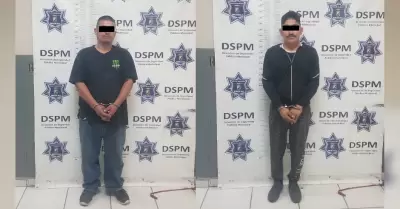 Detienen a dos por posesi�n de metanfetamina
