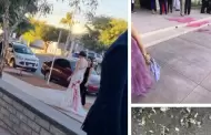 Le avientan pintura para evitar su boda en Ciudad Obregón