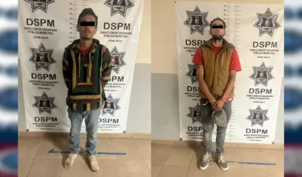 Detienen a 2 por allanamiento