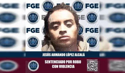 Sentencia a prisi�n por robo con violencia