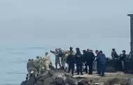 VIDEO: Localizan el cuerpo de uno de los siete cadetes de la GN desaparecidos en el mar de Ensenada