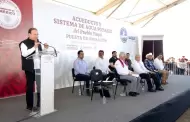 VIDEO Cumplen AMLO y gobernador Durazo demanda histórica de llevar agua potable por primera vez