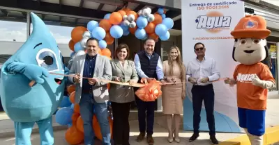 Inauguran mdulo de Agua de Hermosillo en Plaza Sol