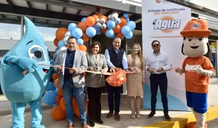Inauguran mdulo de Agua de Hermosillo en Plaza Sol