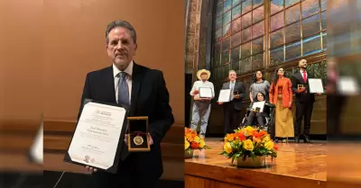 Entregan al Dr. Jos Manuel Valenzuela Arce el Premio Nacional de Artes y Litera