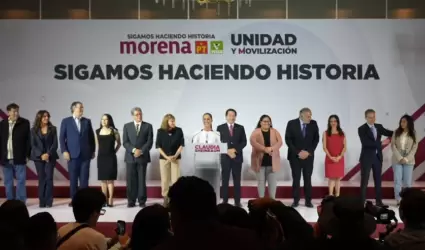 Claudia Sheinbaum presenta a su equipo de campa�a