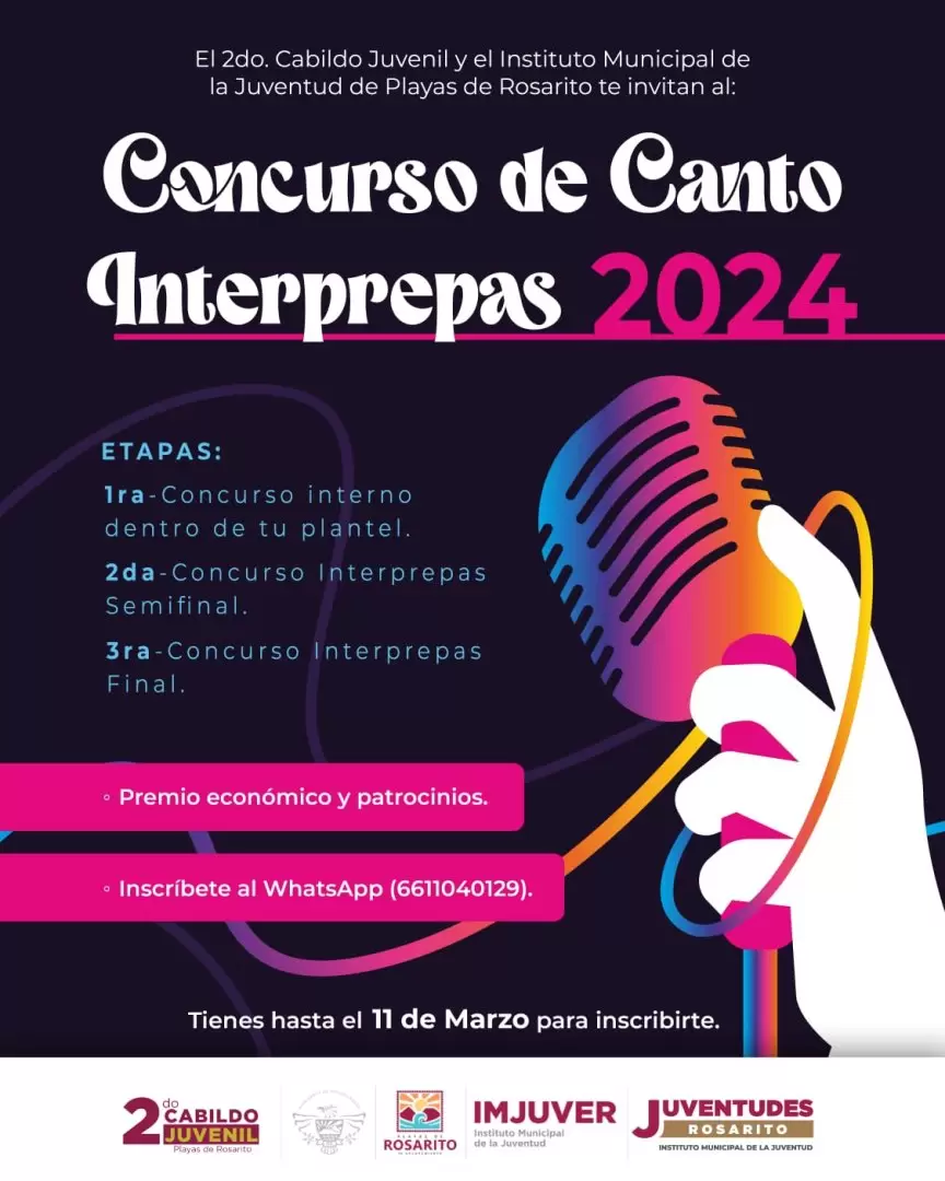Abren convocatoria para el 'Concurso de Canto Interprepas 2024'